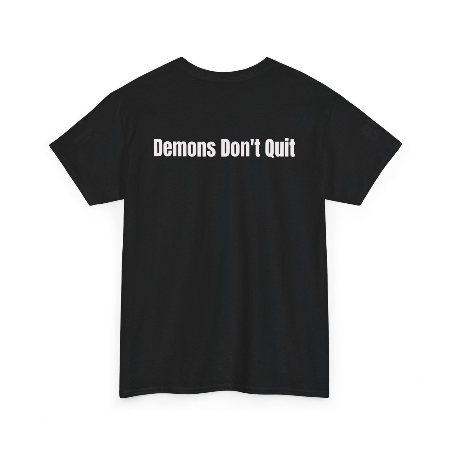 Gym Tee — 'Demons Don't Quit' Muscular Demon Workout Graphic T‑Shirt