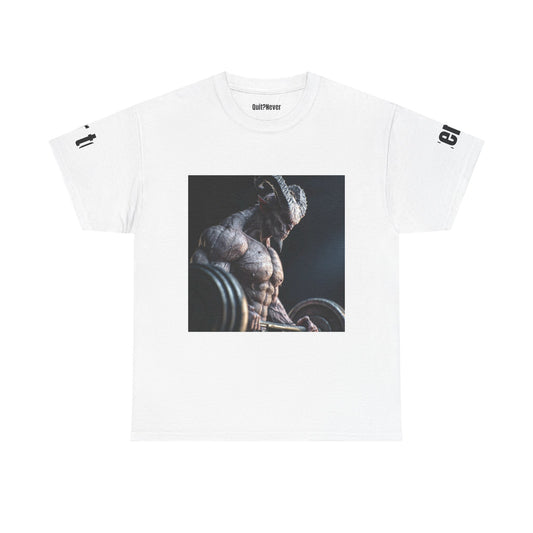 Gym Tee — 'Demons Don't Quit' Muscular Demon Workout Graphic T‑Shirt