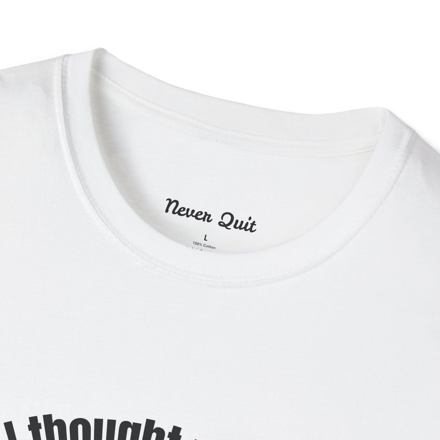 Gym? I Thought You Said Gin T-Shirt — Funny Workout Tee with Barbell Graphic